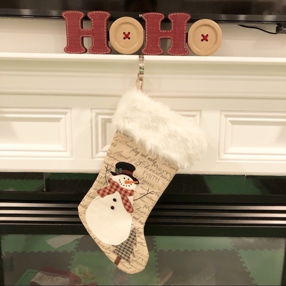 Snowman Christmas/Holiday Stocking - Picture 1 of 12